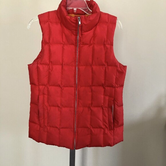 GAP Women's Puffer Vest Size Small Pockets Zip - Picture 2 of 6